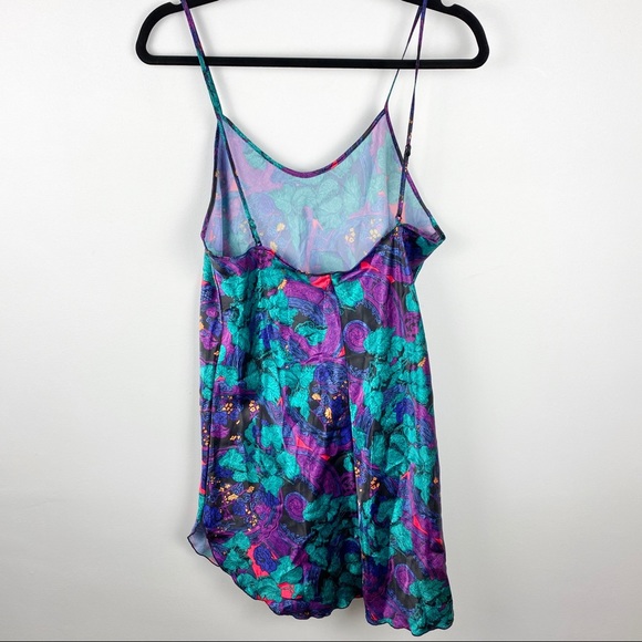 Vintage Floral Slip dress 80s 90s - Picture 3 of 6